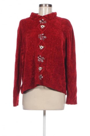 Damenpullover Alfred Dunner, Größe XL, Farbe Rot, Preis 12,49 €