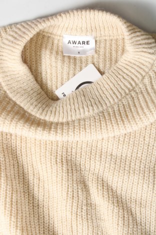 Damski sweter Aware by Vero Moda, Rozmiar S, Kolor Beżowy, Cena 39,99 zł