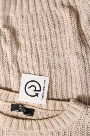 Damenpullover Bershka, Größe M, Farbe Beige, Preis € 11,49