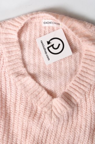 Damenpullover Cache Cache, Größe M, Farbe Rosa, Preis 6,99 €