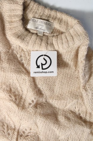 Damenpullover Dear Dharma, Größe XS, Farbe Beige, Preis 15,99 €