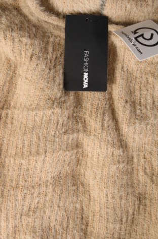 Damski sweter Fashion nova, Rozmiar L, Kolor Brązowy, Cena 81,99 zł