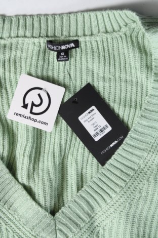 Damski sweter Fashion nova, Rozmiar XL, Kolor Zielony, Cena 133,99 zł