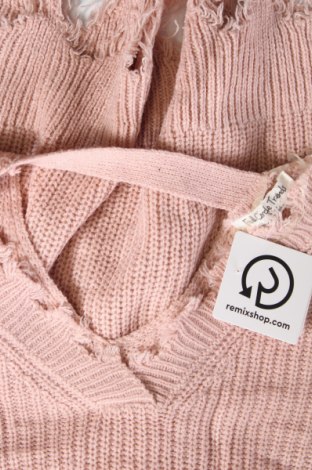 Damski sweter Full Circle Trends, Rozmiar XL, Kolor Różowy, Cena 46,99 zł