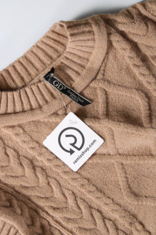 Damenpullover GD, Größe M, Farbe Beige, Preis 10,49 €