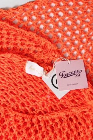 Damenpullover Made In Italy, Größe M, Farbe Orange, Preis 4,99 €