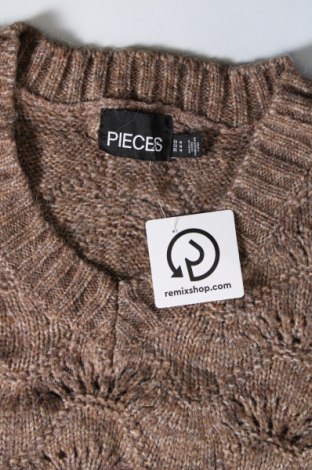 Damenpullover Pieces, Größe M, Farbe Braun, Preis € 9,99