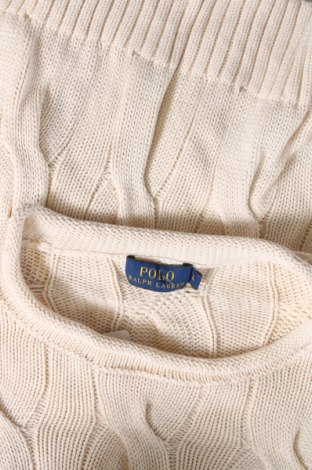 Damski sweter Polo By Ralph Lauren, Rozmiar L, Kolor ecru, Cena 438,99 zł