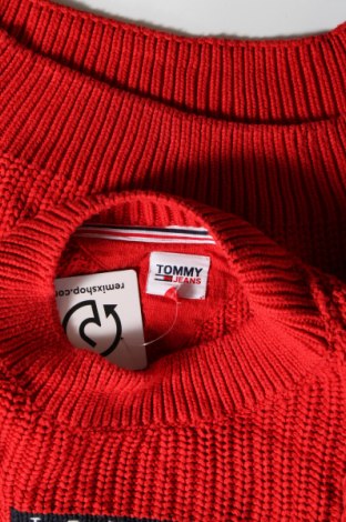 Γυναικείο πουλόβερ Tommy Jeans, Μέγεθος L, Χρώμα Κόκκινο, Τιμή 28,49 €