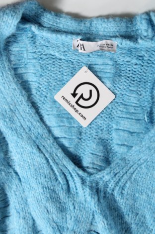 Damenpullover Zara, Größe S, Farbe Blau, Preis 10,99 €