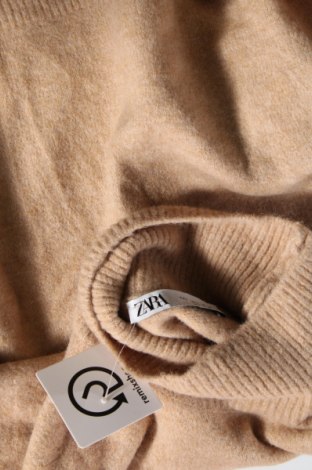 Damenpullover Zara, Größe L, Farbe Beige, Preis 10,99 €