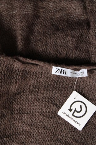 Damski sweter Zara, Rozmiar L, Kolor Brązowy, Cena 43,99 zł