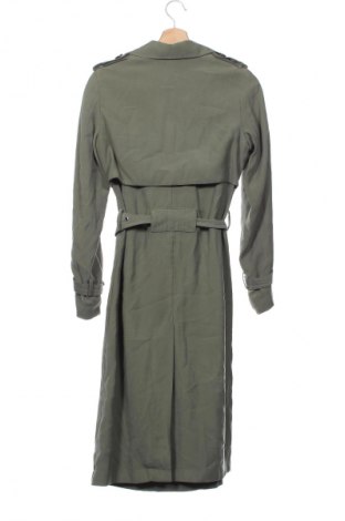 Trench de femei Bershka, Mărime XS, Culoare Verde, Preț 112,99 Lei