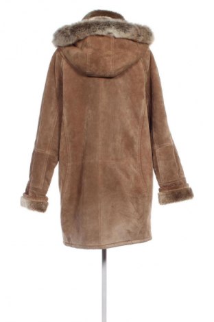 Damen Ledermantel SAKI, Größe M, Farbe Beige, Preis € 66,49