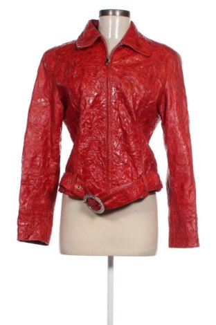 Damen Lederjacke, Größe XL, Farbe Rot, Preis € 32,49