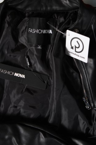 Dámská kožená bunda  Fashion nova, Velikost S, Barva Černá, Cena  839,00 Kč