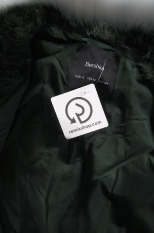 Palton de femei Bershka, Mărime XS, Culoare Verde, Preț 72,99 Lei