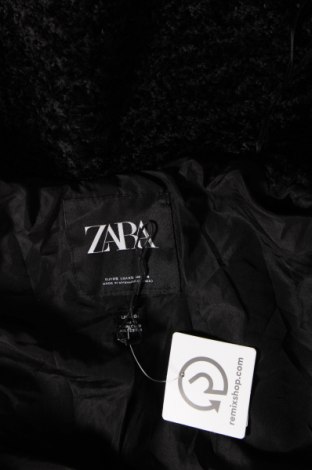 Дамско палто Zara, Размер XS, Цвят Черен, Цена 30,99 лв.