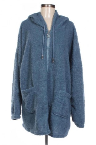 Γυναικεία ζακέτα fleece, Μέγεθος 3XL, Χρώμα Μπλέ, Τιμή 14,49 €