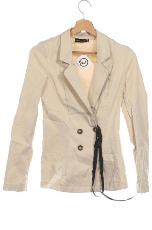 Damen Blazer Pretty Little Thing, Größe XS, Farbe Beige, Preis 15,99 €