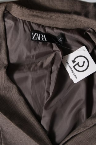 Дамско сако Zara, Размер S, Цвят Кафяв, Цена 33,99 лв.