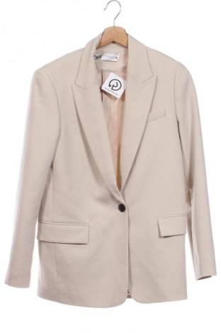 Damen Blazer Zara, Größe XS, Farbe Beige, Preis 49,74 €