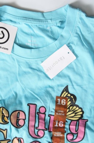 Kinder Shirt, Größe 15-18y/ 170-176 cm, Farbe Blau, Preis € 5,49