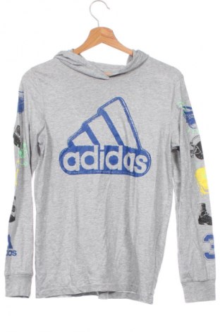 Kinder Shirt Adidas, Größe 14-15y/ 168-170 cm, Farbe Grau, Preis 15,99 €