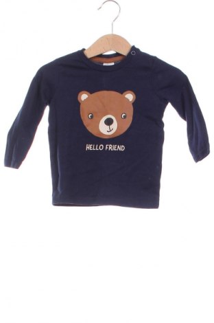 Kinder Shirt H&M, Größe 9-12m/ 74-80 cm, Farbe Blau, Preis 3,49 €