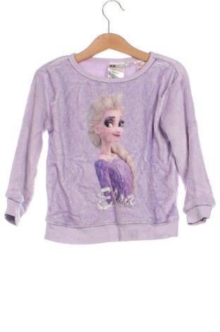 Kinder Shirt H&M, Größe 2-3y/ 98-104 cm, Farbe Lila, Preis 5,49 €