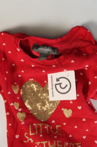 Kinder Shirt Primark, Größe 6-9m/ 68-74 cm, Farbe Rot, Preis 5,49 €