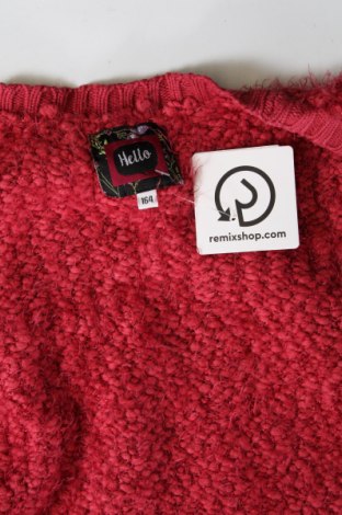 Kinder Strickjacke, Größe 13-14y/ 164-168 cm, Farbe Rot, Preis 4,49 €