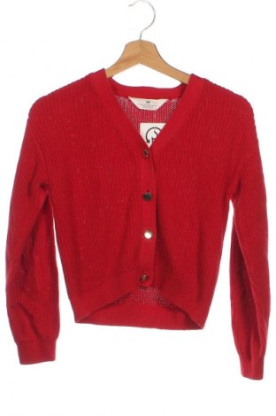 Kinder Strickjacke H&M, Größe 8-9y/ 134-140 cm, Farbe Rot, Preis 6,49 €