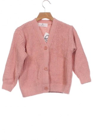 Kinder Strickjacke H&M, Größe 4-5y/ 110-116 cm, Farbe Rosa, Preis € 7,49