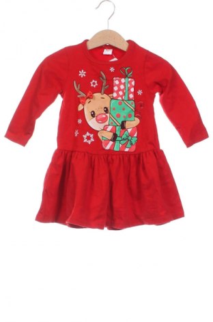 Kinderkleid, Größe 12-18m/ 80-86 cm, Farbe Rot, Preis € 7,99