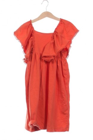 Kinderkleid H&M, Größe 6-7y/ 122-128 cm, Farbe Orange, Preis 7,99 €