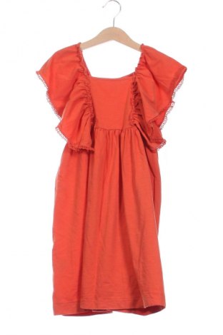 Kinderkleid H&M, Größe 6-7y/ 122-128 cm, Farbe Orange, Preis 7,99 €