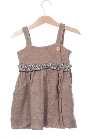 Dziecięca sukienka Zara, Rozmiar 18-24m/ 86-98 cm, Kolor Beżowy, Cena 27,99 zł