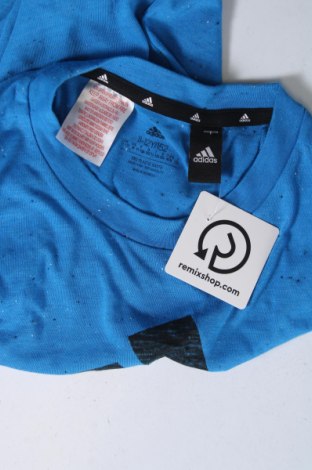 Kinder T-Shirt Adidas, Größe 10-11y/ 146-152 cm, Farbe Blau, Preis 10,23 €