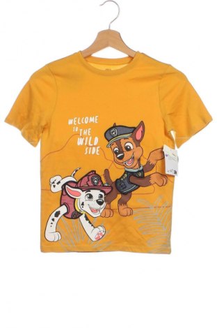 Kinder T-Shirt Nickelodeon, Größe 7-8y/ 128-134 cm, Farbe Gelb, Preis 5,99 €