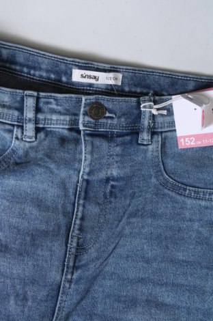 Kinderjeans Sinsay, Größe 11-12y/ 152-158 cm, Farbe Blau, Preis 11,17 €