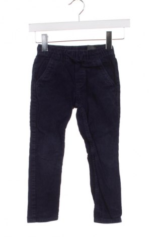 Pantaloni de catifea reiată, pentru copii H&M, Mărime 3-4y/ 104-110 cm, Culoare Albastru, Preț 53,57 Lei