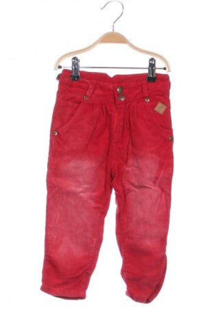 Pantaloni de catifea reiată, pentru copii Jubel, Mărime 18-24m/ 86-98 cm, Culoare Roșu, Preț 25,51 Lei