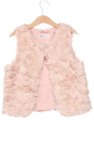 Kinderweste H&M, Größe 6-7y/ 122-128 cm, Farbe Rosa, Preis 7,99 €