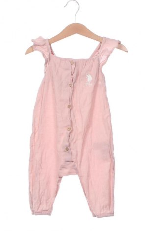 Kinder Overall U.S. Polo Assn., Größe 9-12m/ 74-80 cm, Farbe Rosa, Preis € 24,46