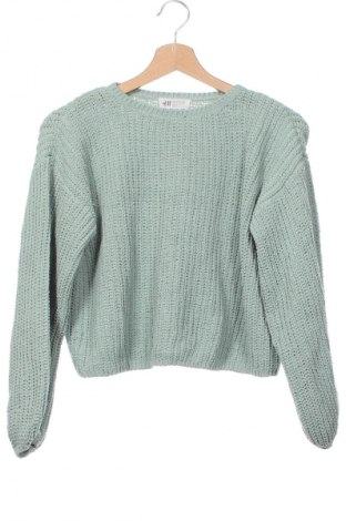 Kinderpullover H&M, Größe 8-9y/ 134-140 cm, Farbe Grün, Preis € 10,49