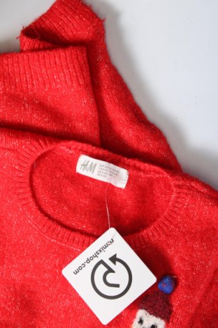 Kinderpullover H&M, Größe 8-9y/ 134-140 cm, Farbe Rot, Preis 5,99 €