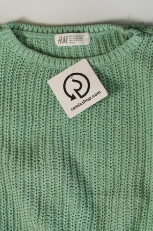 Dziecięcy sweter H&M, Rozmiar 6-7y/ 122-128 cm, Kolor Zielony, Cena 54,99 zł