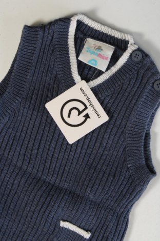 Kinderpullover Topomini, Größe 12-18m/ 80-86 cm, Farbe Blau, Preis 8,99 €