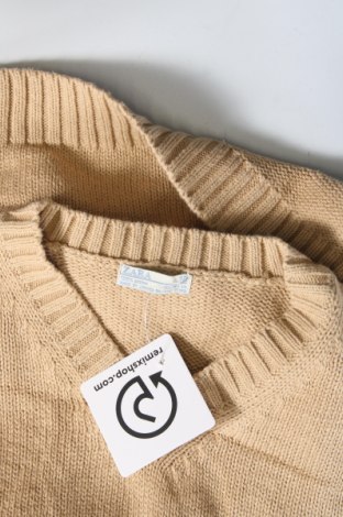 Kinderpullover Zara, Größe 8-9y/ 134-140 cm, Farbe Beige, Preis € 5,49